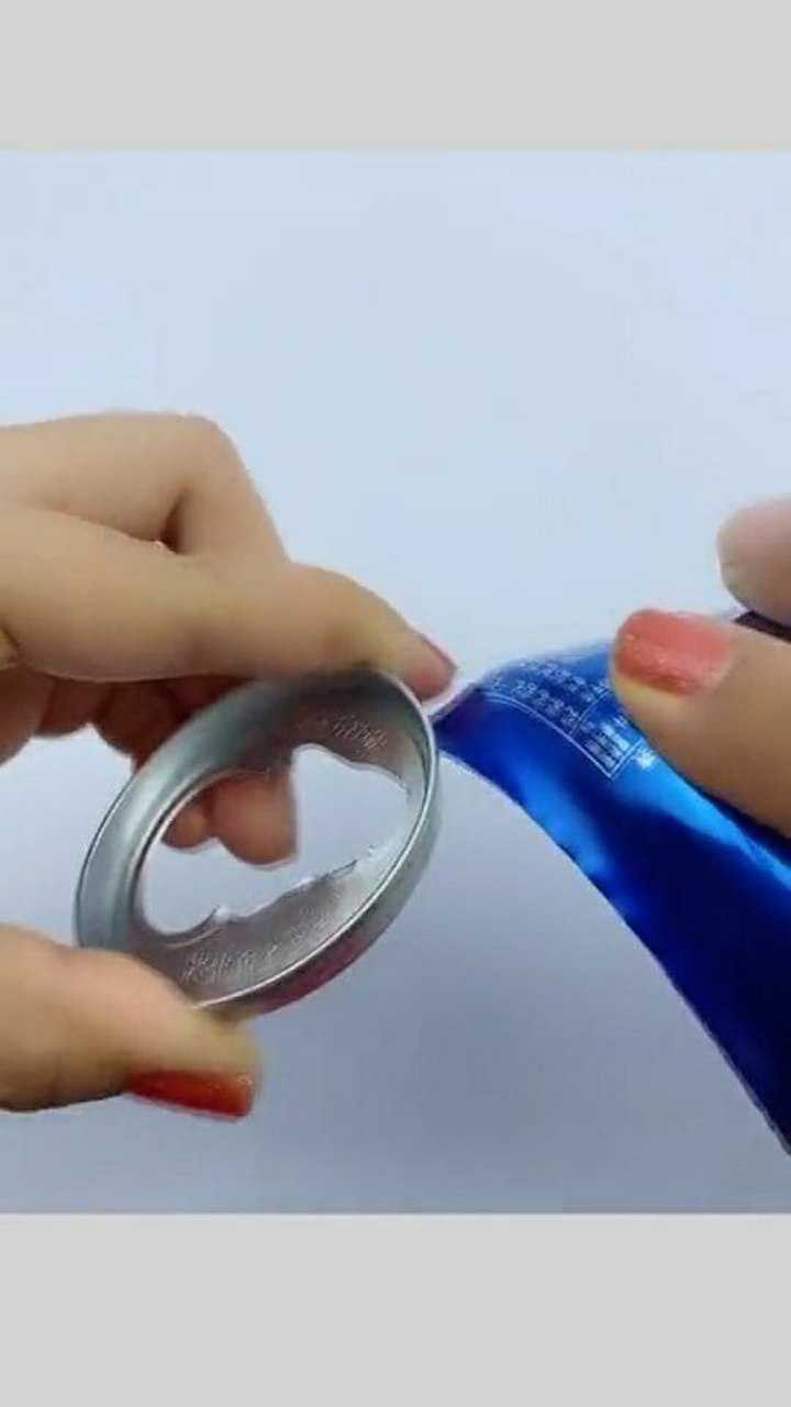 喝完的易拉罐别丢,学会这招,教你做个水壶
