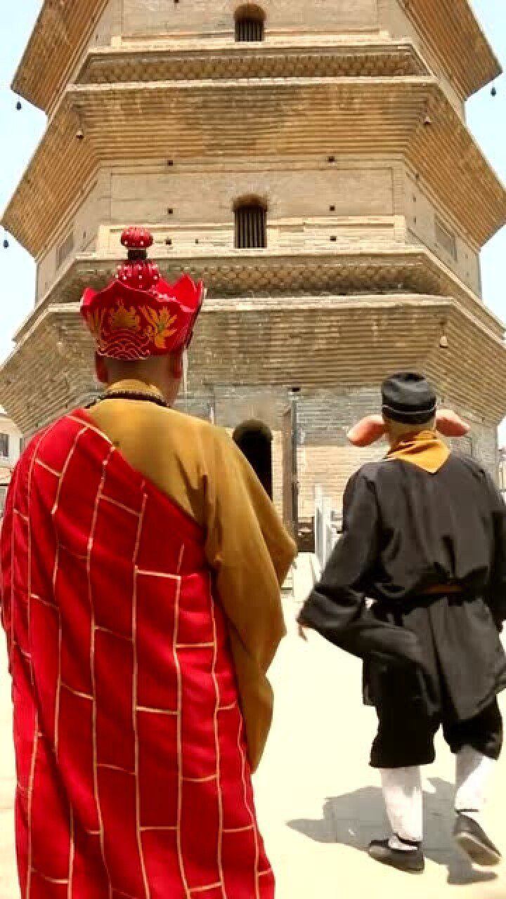 唐僧师徒扫塔了