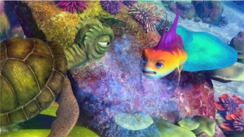 《海底大冒险》罗纳和保罗联手救小粉鱼，战争场面太震撼