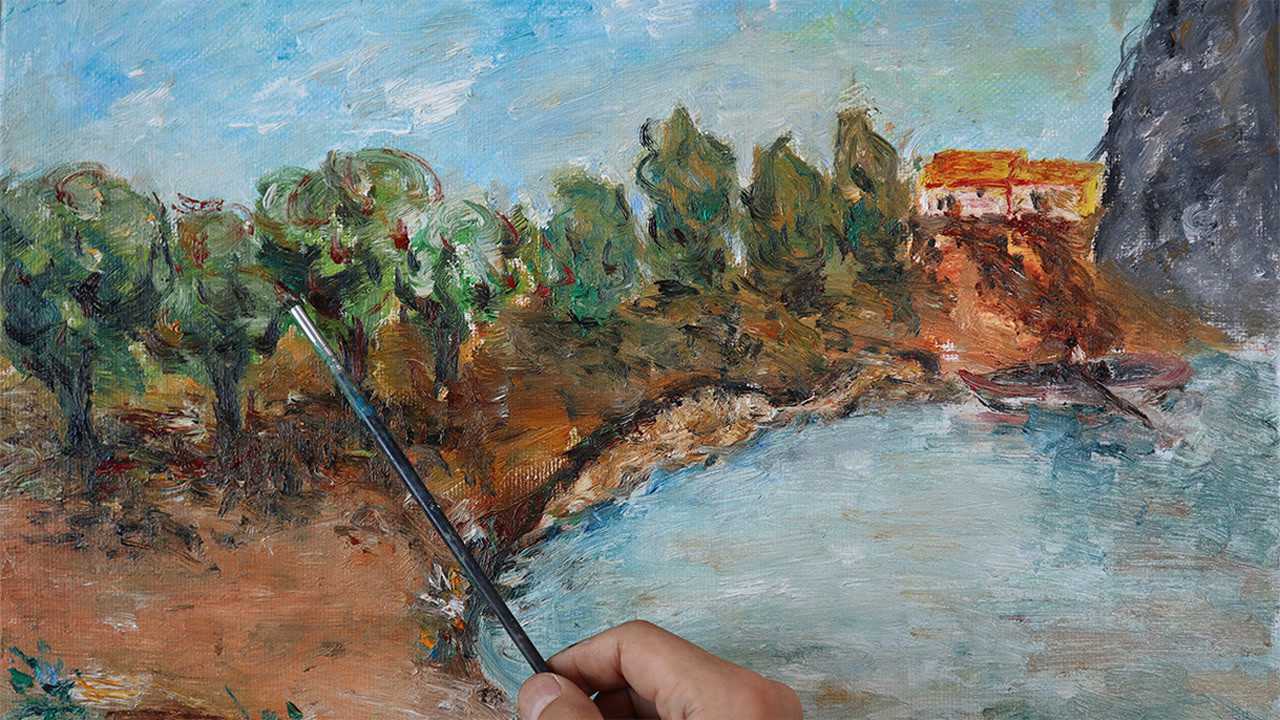 原创油画风景(1)_腾讯视频