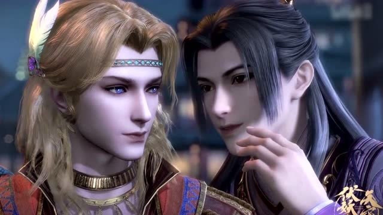 【天宝伏妖录|阿泰x裘永思】颜值天花板cp来啦,万般风情不及你一颦