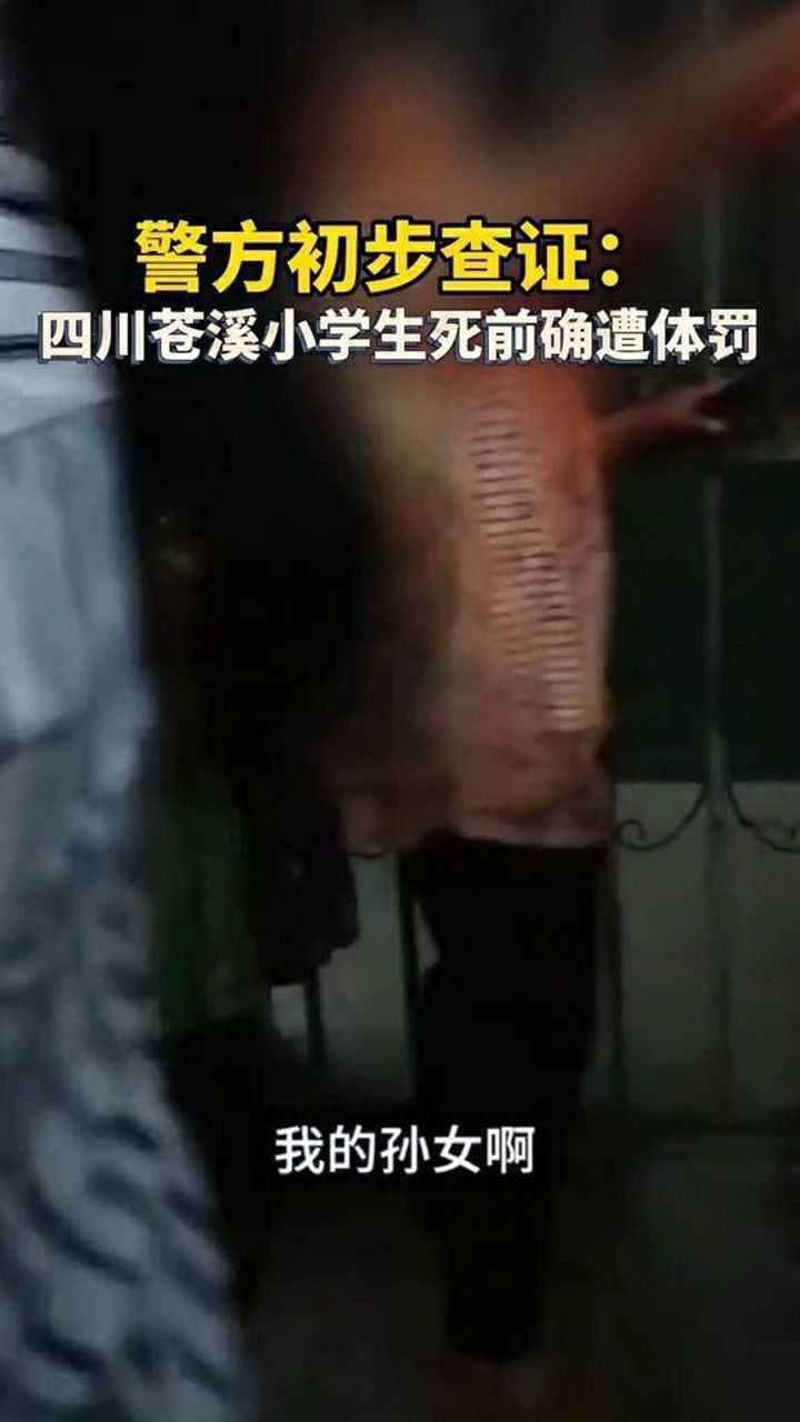 两次受罚，累计被用戒尺打手心4次，罚跪约5分钟_高清