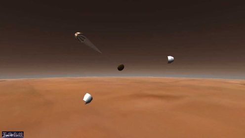 动画模拟SpaceX猎鹰重型火星探测任务全程