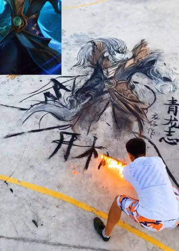 龙仔绘画:列阵在东,青龙听令