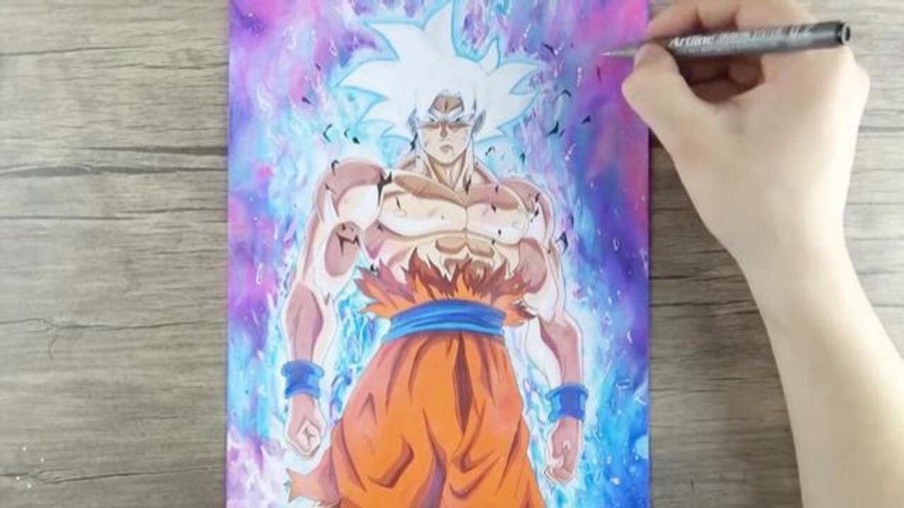 超级龙珠粉丝画的龙珠白神悟空网友这个粉丝太神了