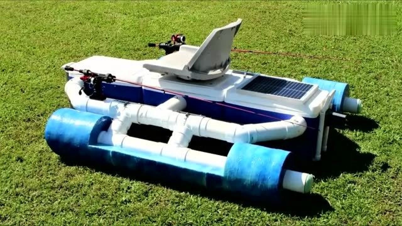 民间高手自制一艘钓鱼船一出场就知道不简单看看是如何做到的