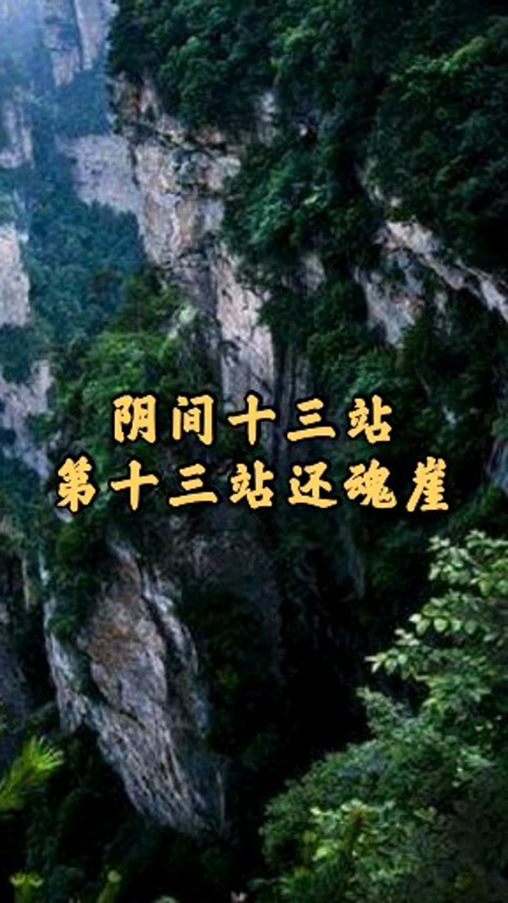 阴间十三站第十三站还魂崖