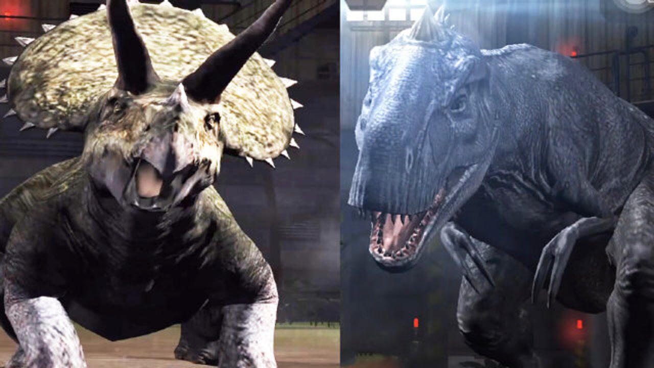 侏罗纪世界:三角龙站起来了!进化后才能更强!