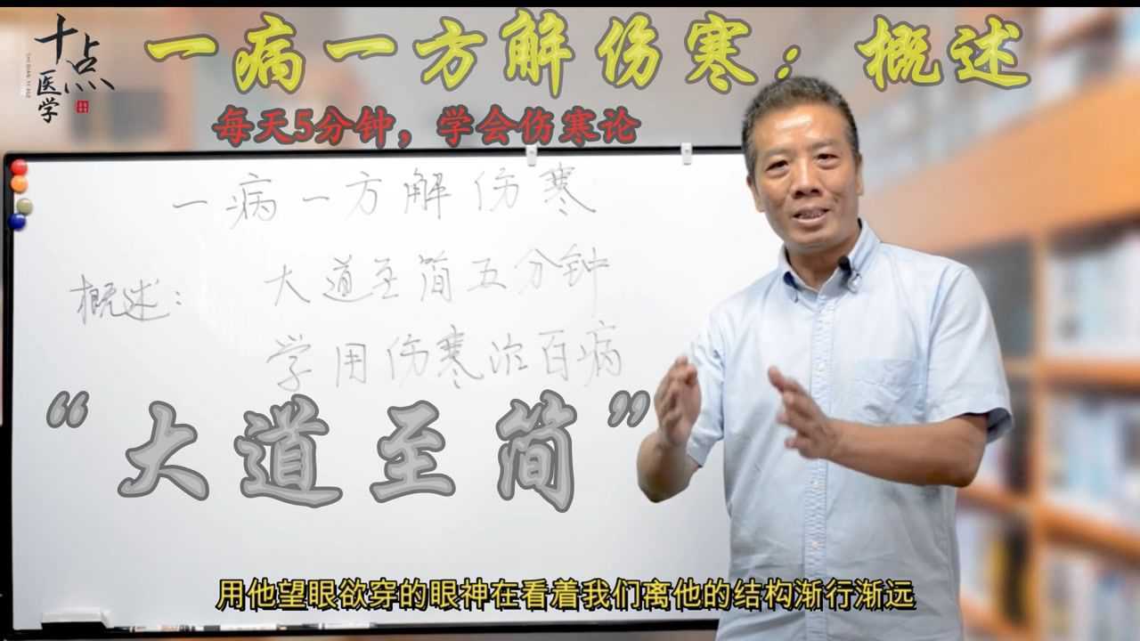 一病一方解伤寒杨斌解读大道至简每天5分钟学懂伤寒论