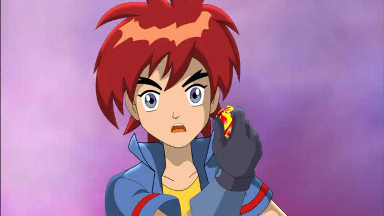 魔弹王:凌奇力看到对方还有其他魔蛋,就拿出爆炎龙与之对决