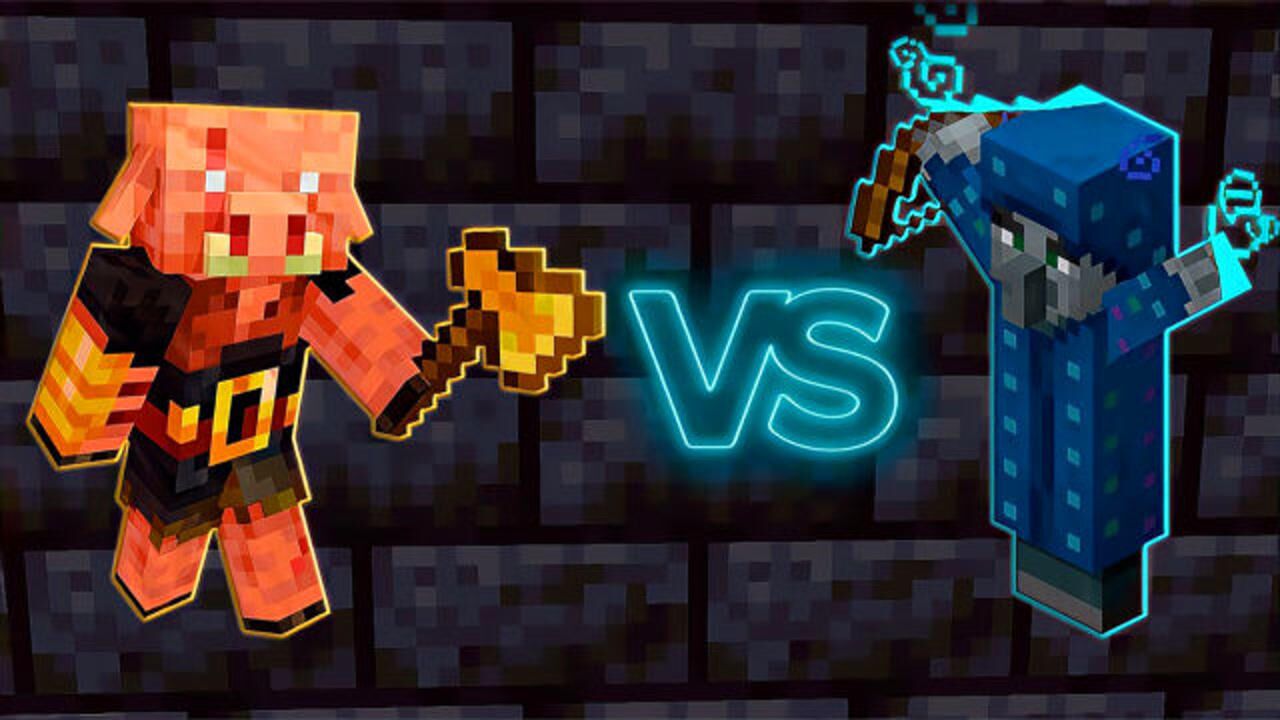 Minecraft动画:猪灵蛮兵VS幻术师_腾讯视频
