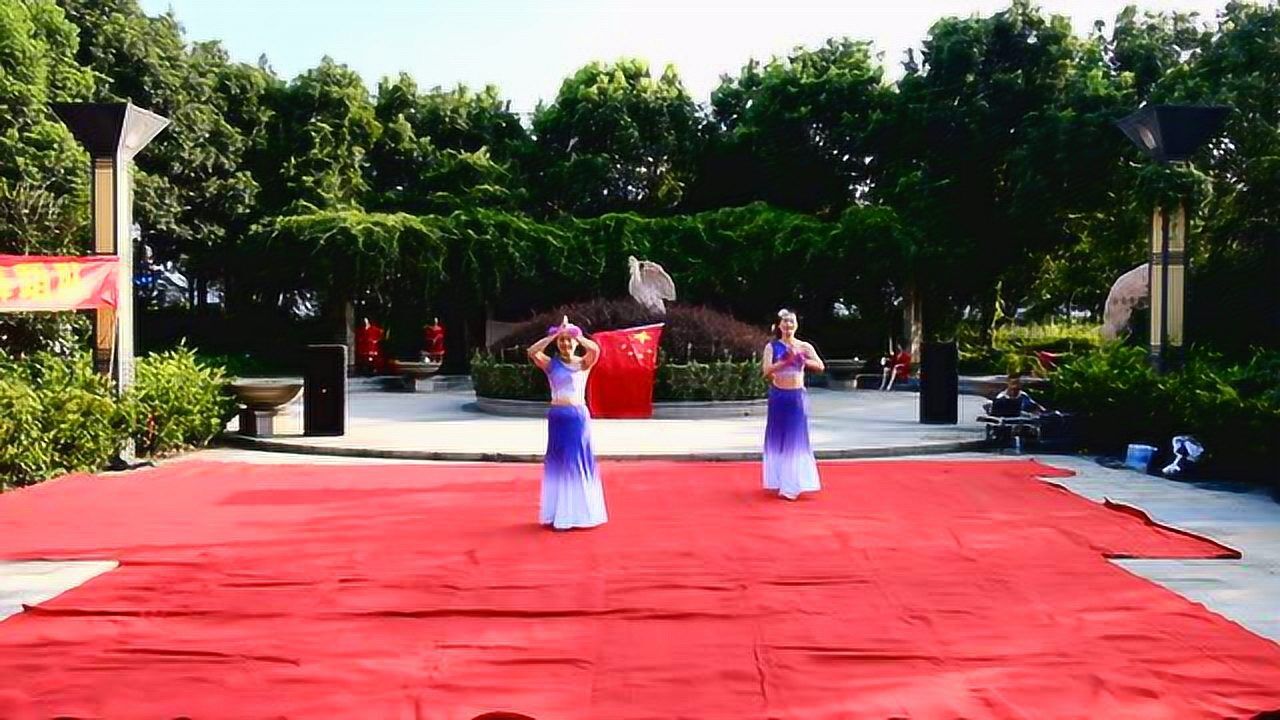 大公镇贲集村火凤凰爱心舞蹈队《水月亮》广场舞