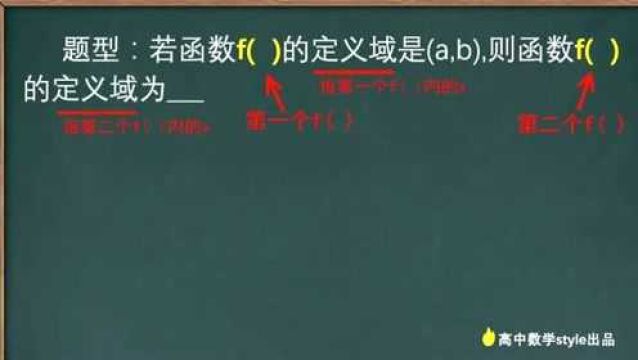 高中数学抽象函数的定义域