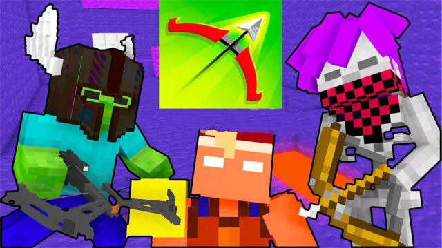 minecraft动画:过五关斩六将,him三人小队实力强悍!