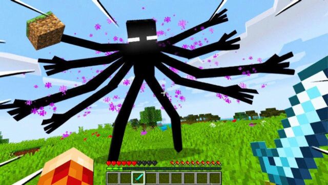 小君姐姐我的世界:在村庄挑战一只变异末影人,结果如何