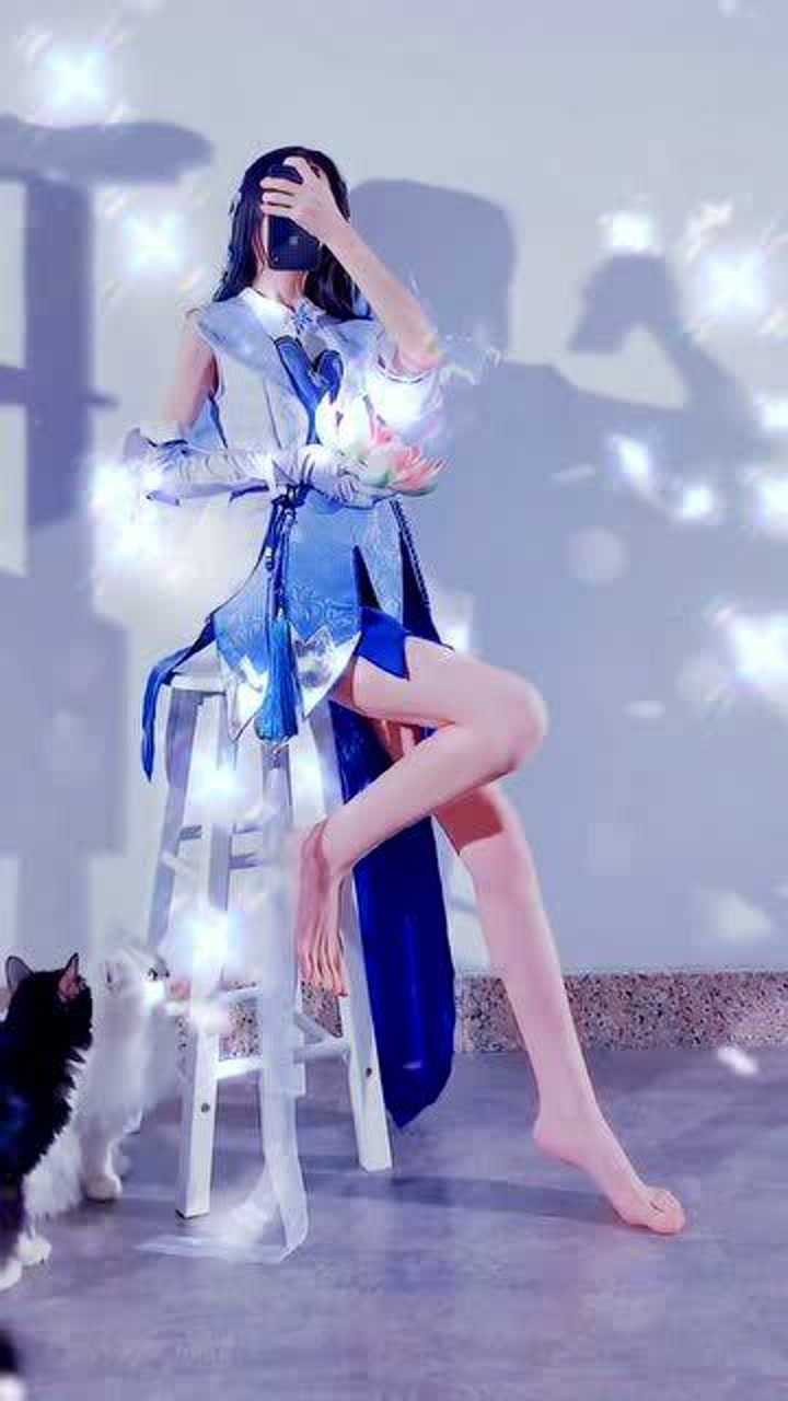 cos王者荣耀西施果然还是光脚的西施才是有灵魂的