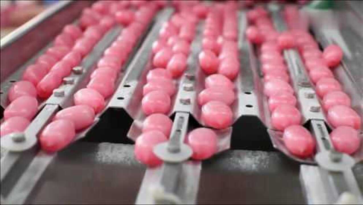 糖果工厂生产糖果全过程，看完了才知道有多神奇_高清