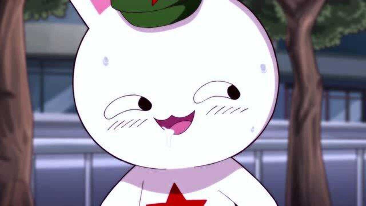 那年那兔那些事儿:兔子走在大街上,看到了洋玩意,露出了羞羞的笑容