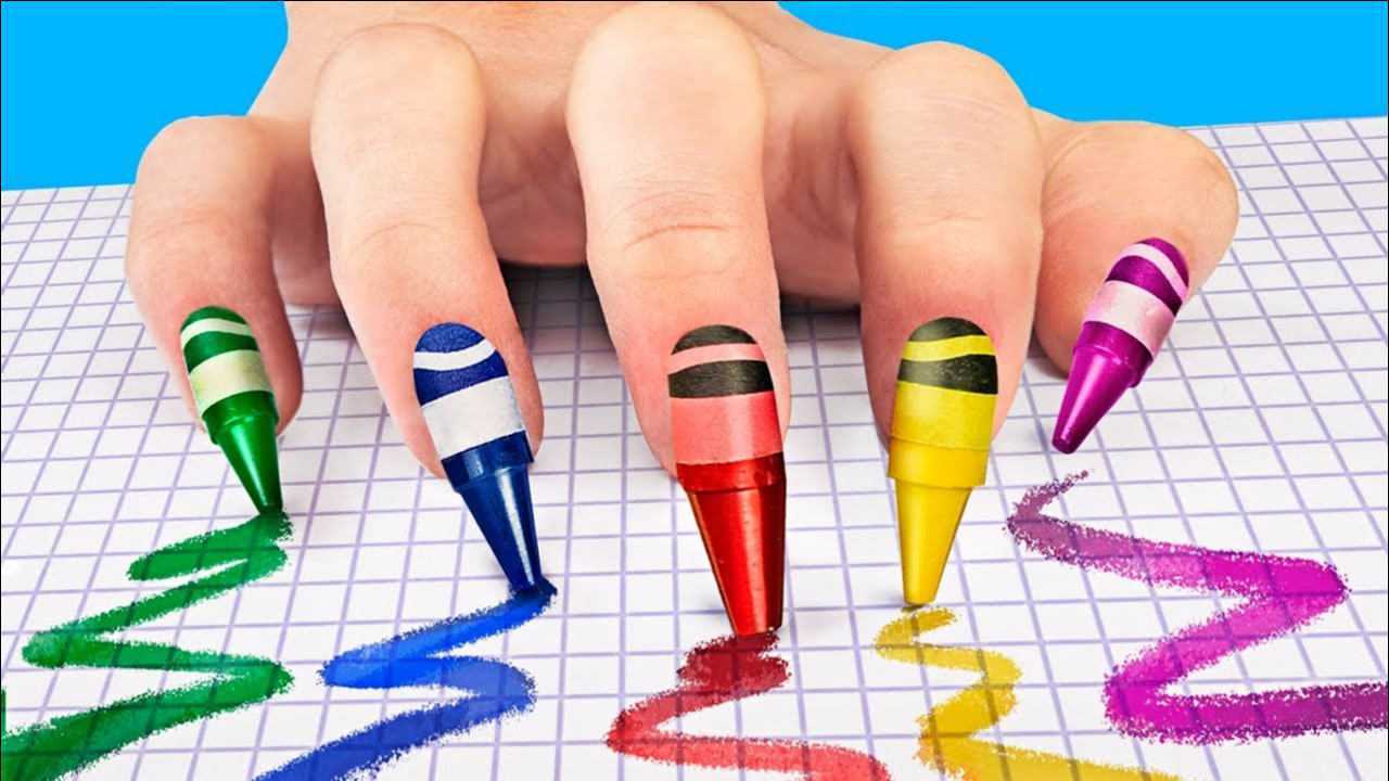 手指甲也能画画?牛人一笔画出五种颜色,成品太惊艳了!