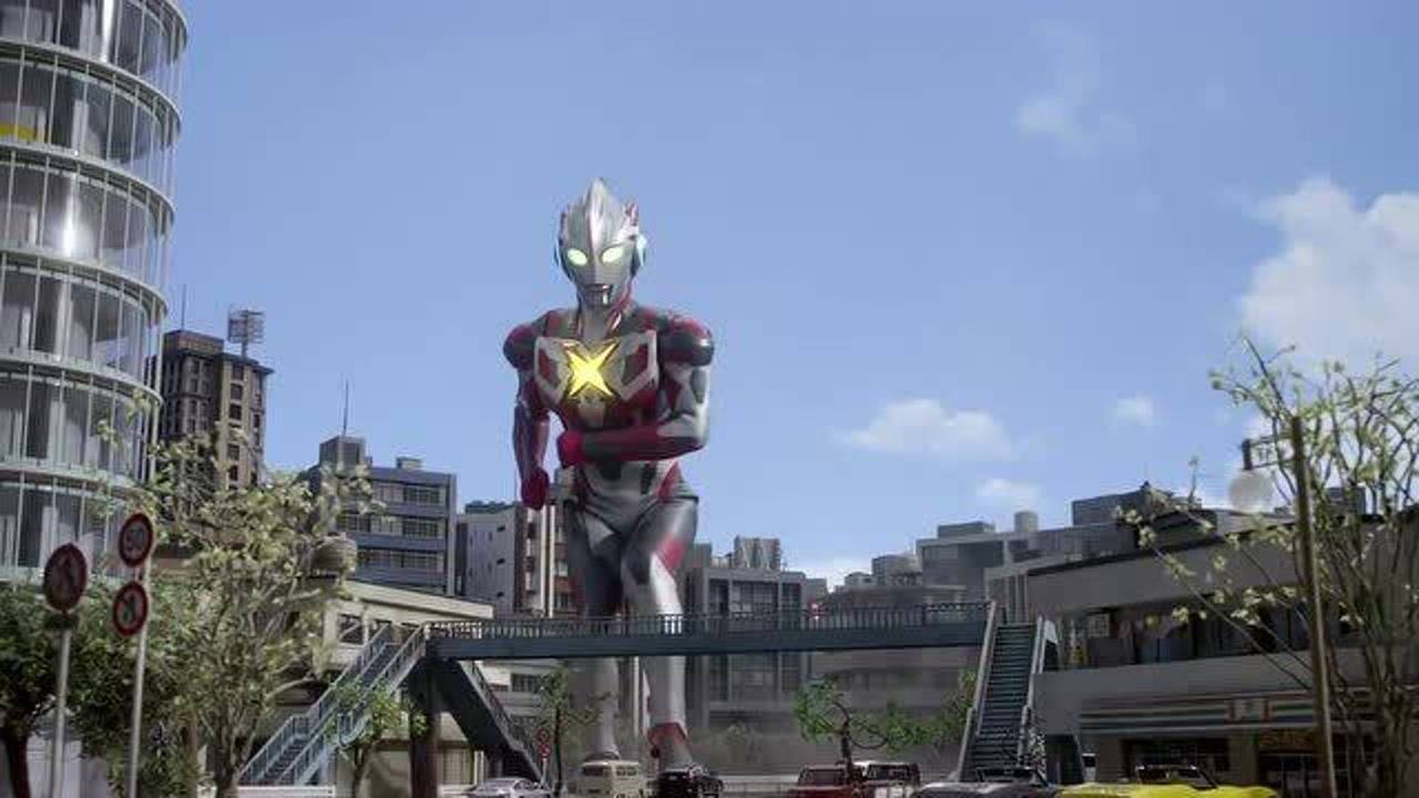 艾克斯奥特曼:艾克斯使出了扎纳帝姆光线,并和大地完全融合_腾讯视频