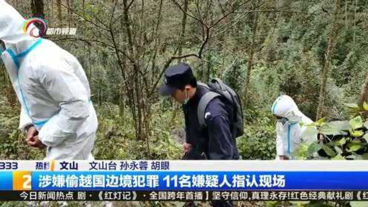 涉嫌偷越国边境犯罪11名嫌疑人指认现场_高清1080P在线观看平台_腾讯视频