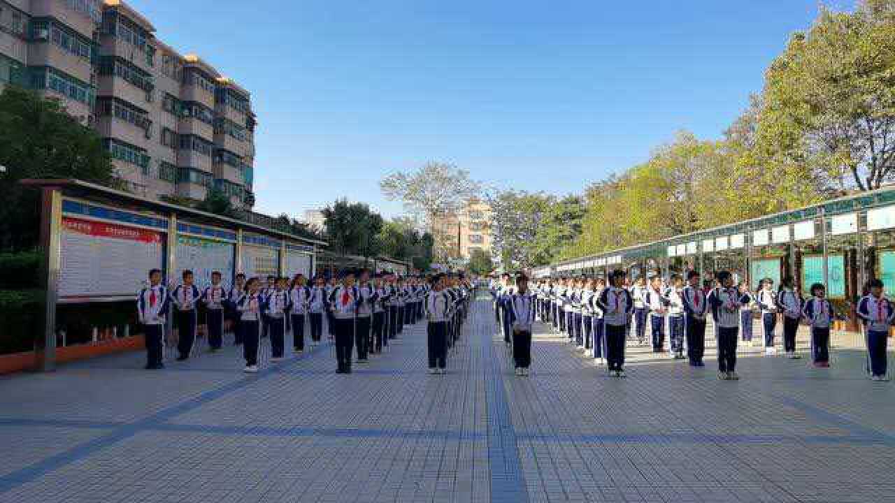 平北小学庆元旦武术操汇演