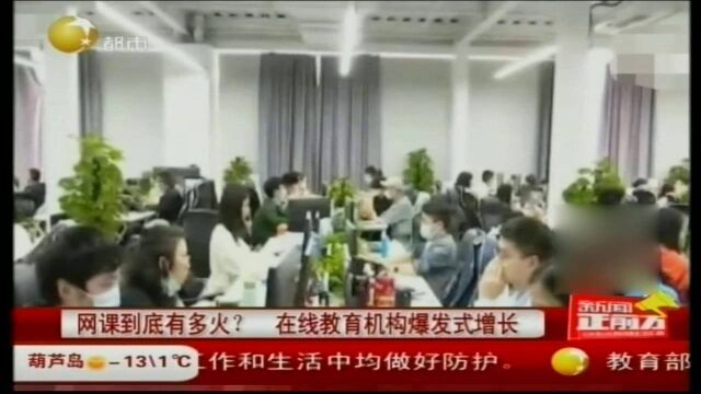 网课到底有多火?在线教育机构爆发式增长