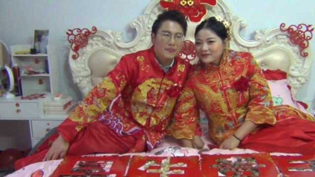 石门县三圣乡景家垭村丁良幸与刘亚群喜结良缘,兵嫂主持婚礼