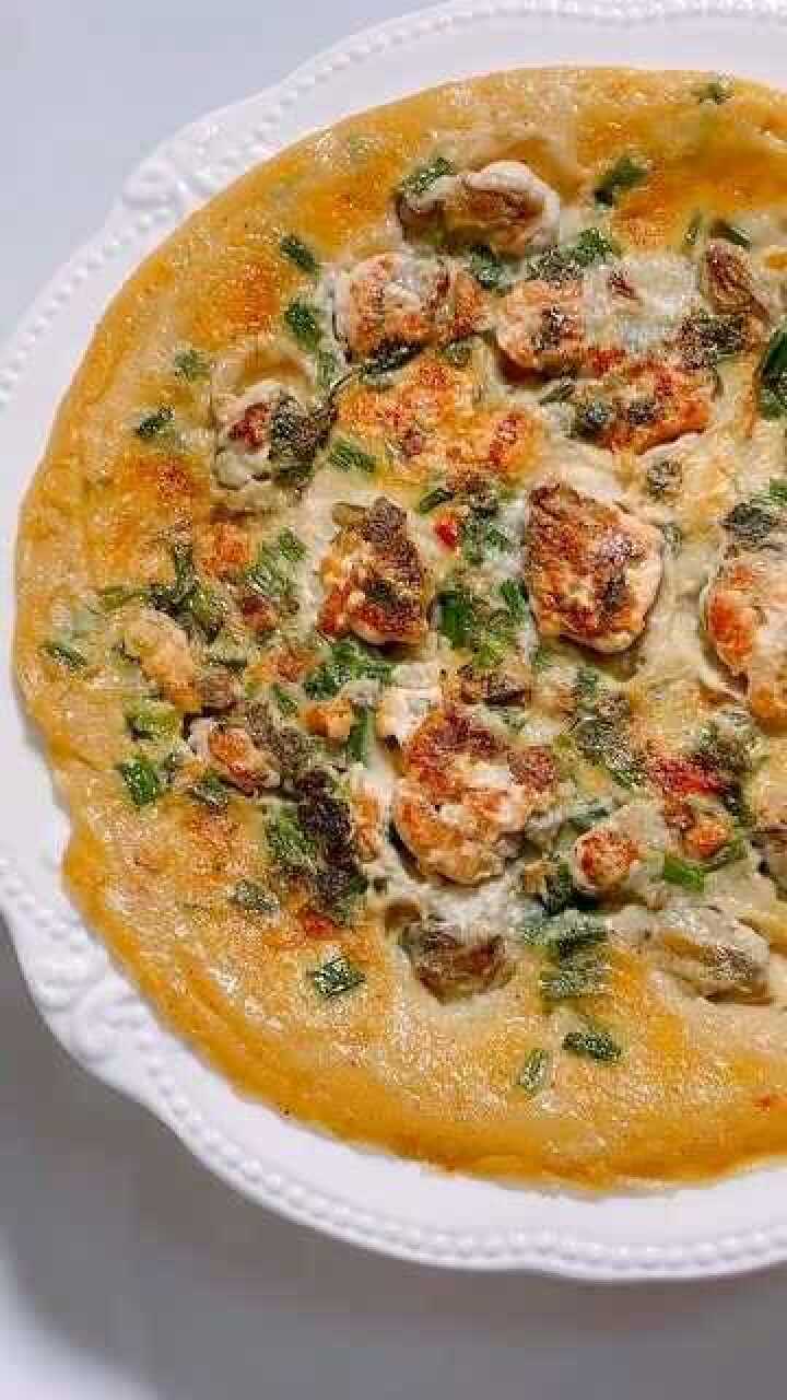 潮汕蚝仔烙,鲜香可口,喜欢的可以试一下