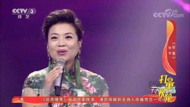 张也演唱《听香》,完美唱腔宛如天籁,听得如痴如醉