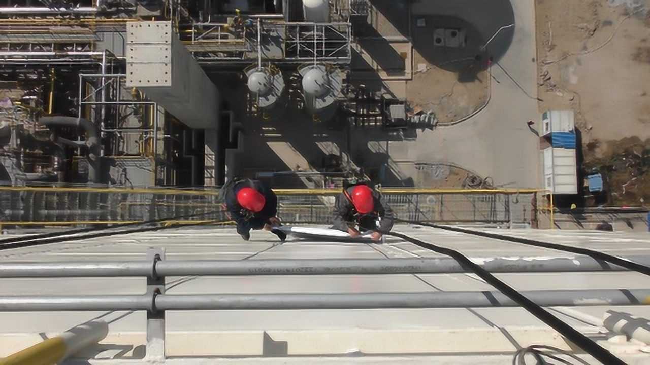 座板式单人吊具作业_腾讯视频