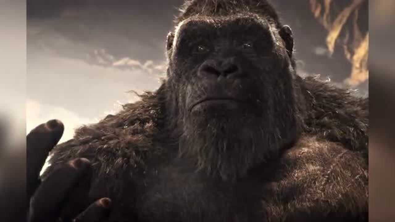 金刚手持新武器战斧正面对抗哥斯拉的原子吐息超燃