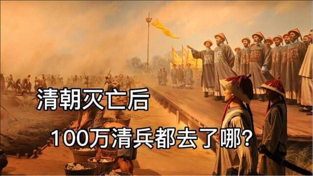 1912年清朝结束,溥仪退位后,100万八旗士兵都去哪了?