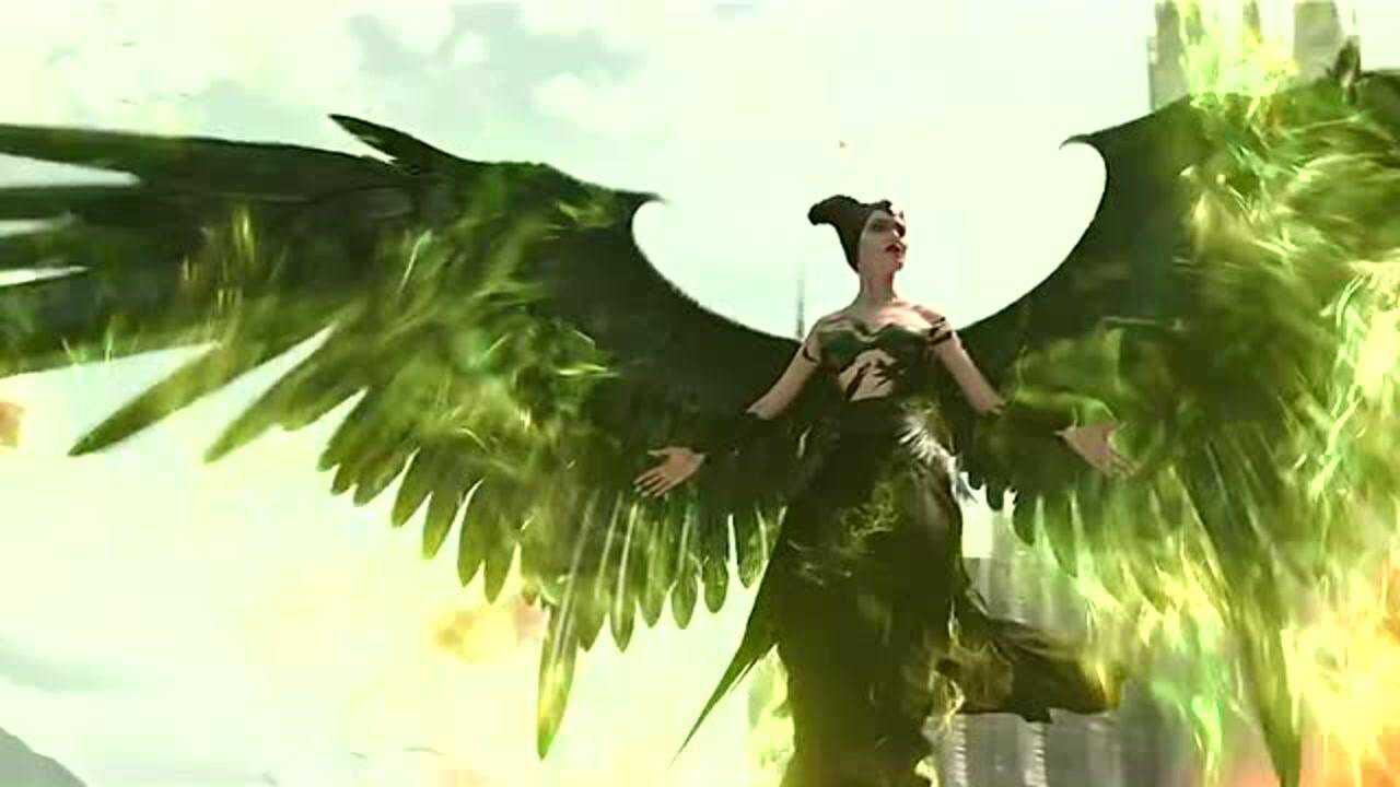 精灵之王玛琳菲森被爱人割掉翅膀黑化成女巫画面太美太精彩了