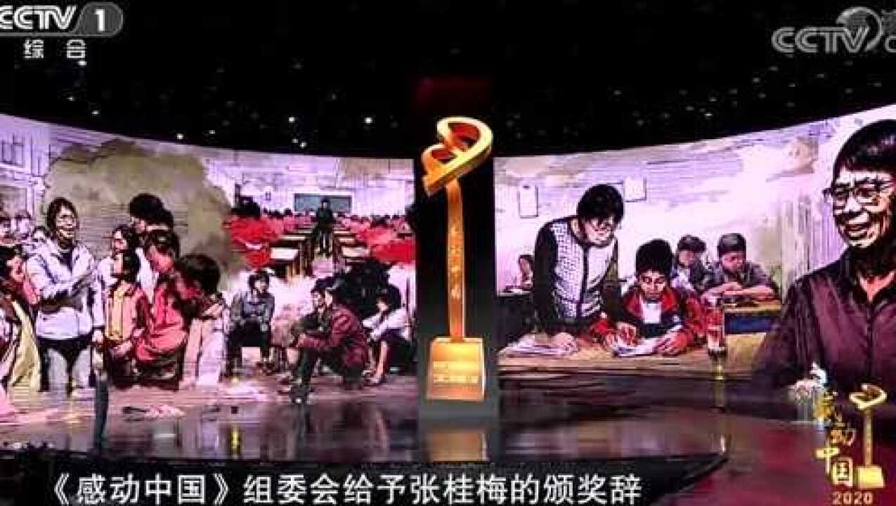 《感动中国2020年度人物颁奖盛典》张桂梅颁奖词_高清