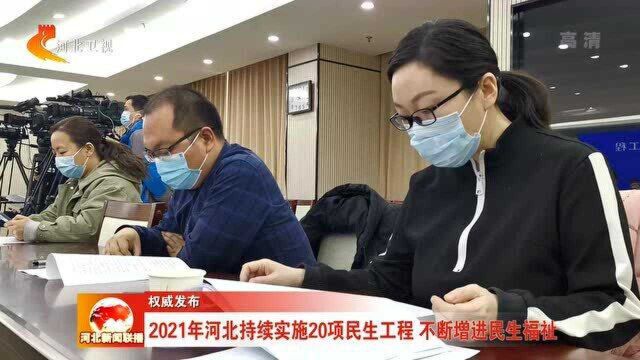 2021年河北持续实施20项民生工程 不断增进民生福祉