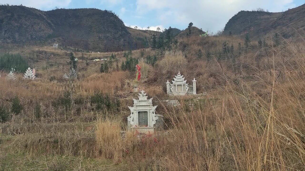 山河风水考察贵州十大名墓韩将军祖地仙鹤抱蛋出将入相