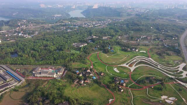 航拍广安 | 协兴天星湖湿地公园,出游拍照好去处