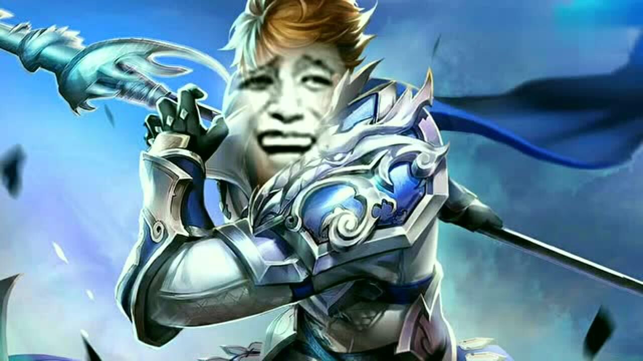 王者荣耀搞笑:暴力凯皇中路遇见残血的赵云:一刀直接秒杀