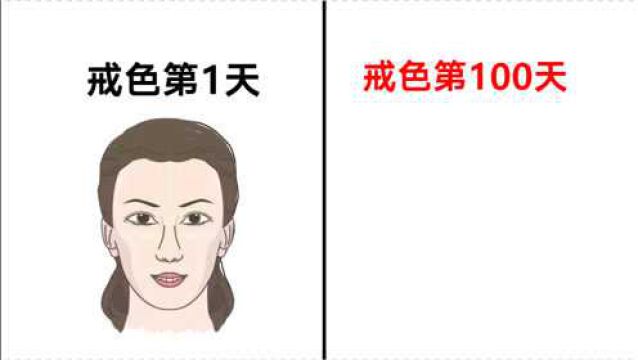 女生“戒色100天”,会怎么样?太形象精辟了!哈哈哈