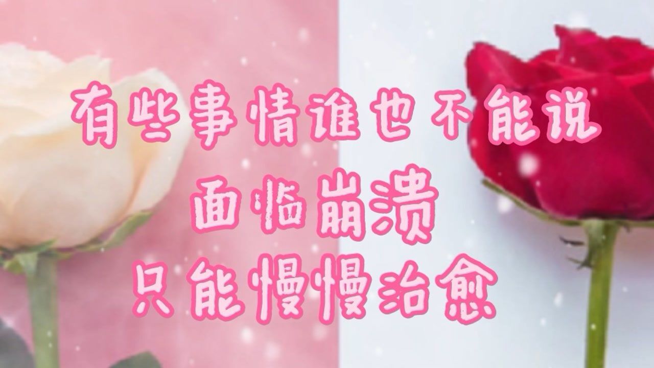 情感语录:疗伤治愈的句子