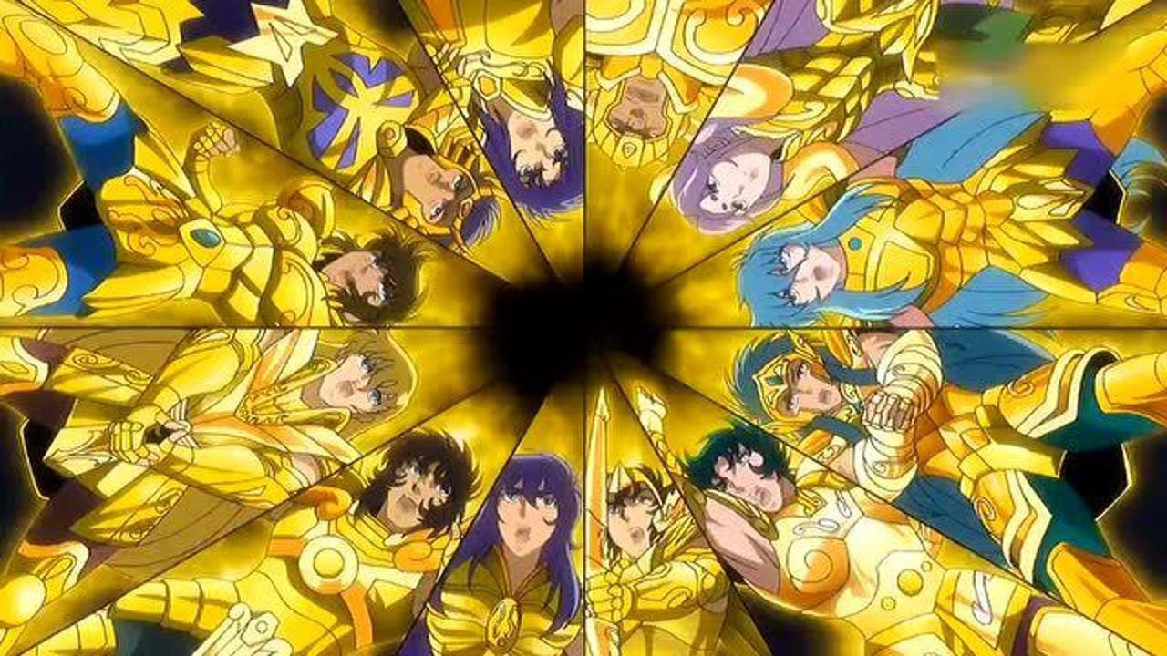 圣斗士星矢黄金十二宫到齐,给这个黑暗的世界缔造一线光明_腾讯视频
