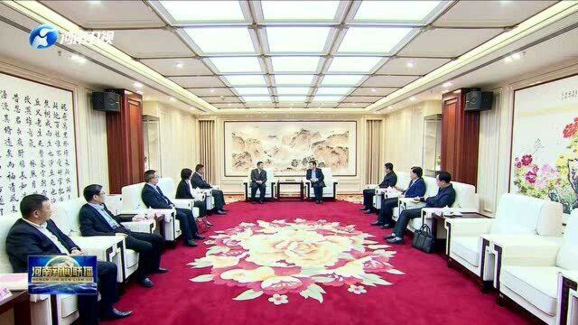 王凯与中钢集团董事长徐思伟会谈