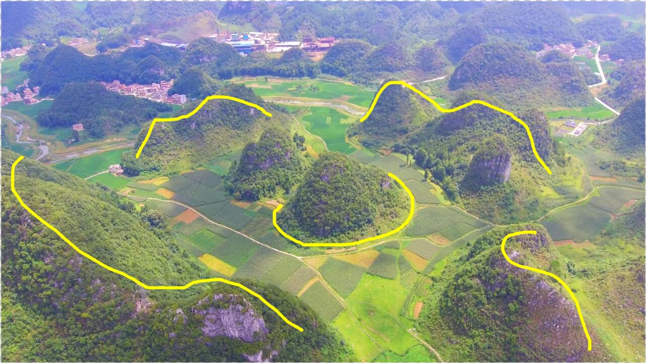 众山归一,万山朝拜,一眼看出是个风水宝地