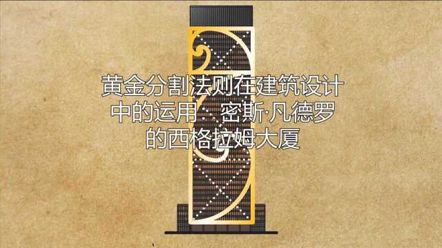 黄金分割法则在建筑设计中的运用:密斯ⷥ‡᥾𗧽—的西格拉姆大厦