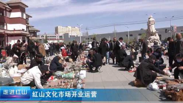 红山文化市场开业运营