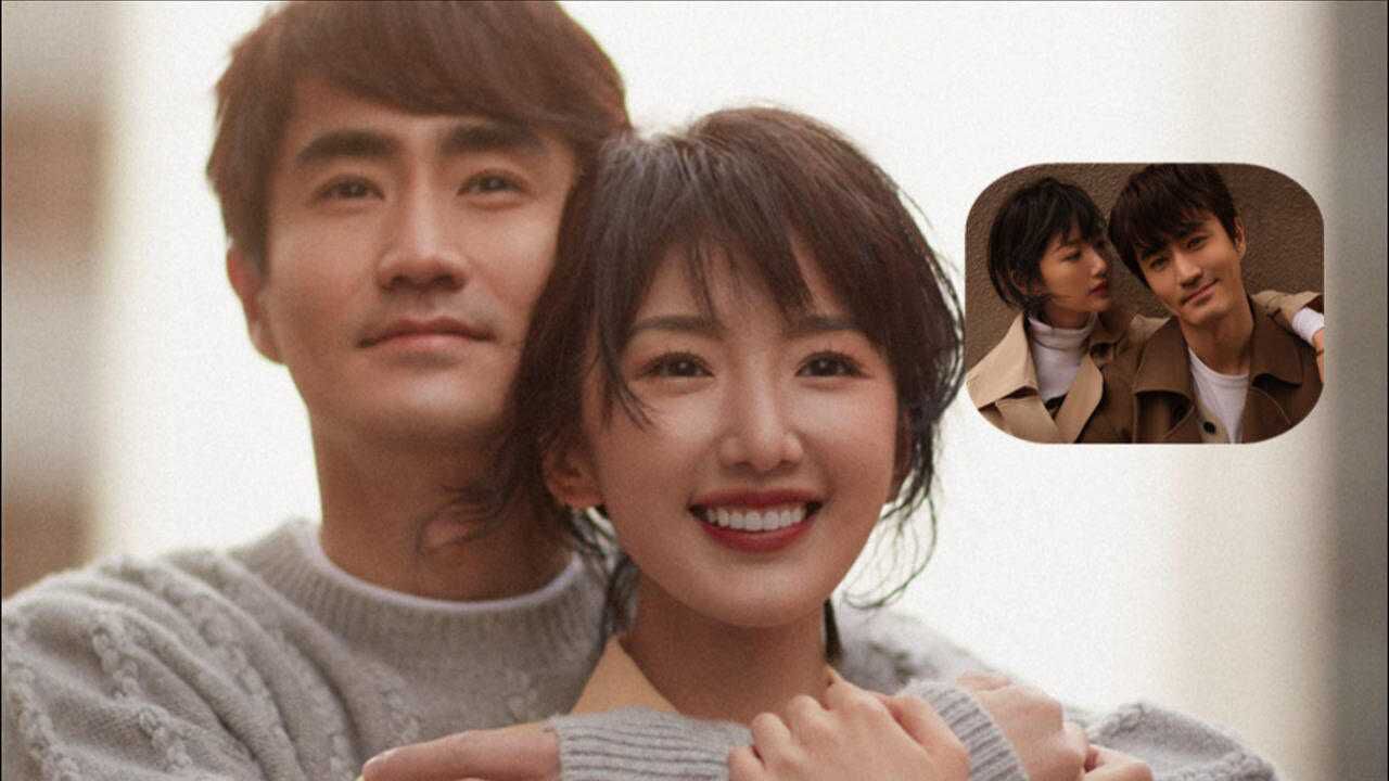 毛晓彤杨玏合体拍杂志大片定格超甜瞬间堪称情侣拍照模板