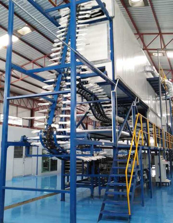 一次性乳胶手套生产线设备 #乳胶手套 #丁腈手套生产线