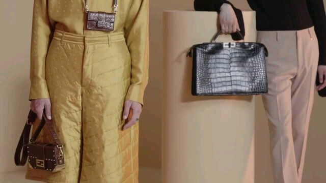 FENDI2021秋冬男装系列 一抹秋冬日里的暖色调