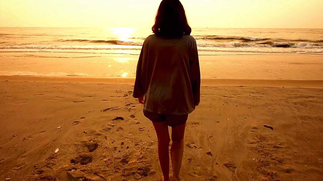 海边美女背影唯美视频_腾讯视频